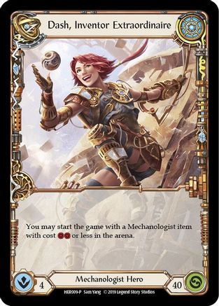 Dash, Inventor Extraordinaire (HER009) - Flesh and Blood: Promo Cards - Premium Flesh And Blood Single from Legend Story Studios - Just $0! Shop now at Game Crave Tournament Store