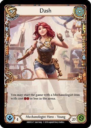 Dash (HER013) - Flesh and Blood: Promo Cards 1st Edition Rainbow Foil - Premium Flesh And Blood Single from Legend Story Studios - Just $20.85! Shop now at Game Crave Tournament Store