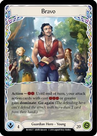 Bravo (BVO002) - Hero Deck: Bravo 1st Edition - Premium Flesh And Blood Single from Legend Story Studios - Just $2.85! Shop now at Game Crave Tournament Store