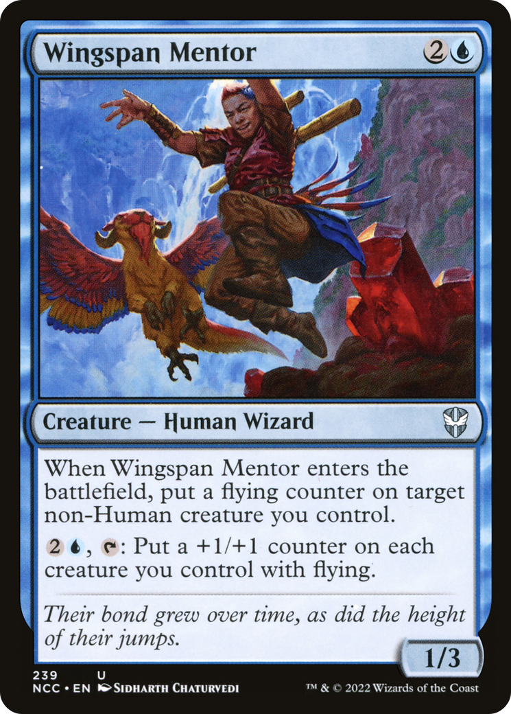 Wingspan Mentor (NCC-239) - New Capenna Commander - Premium MTG Single from Wizards of the Coast - Just $0.08! Shop now at Game Crave Tournament Store