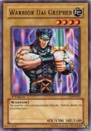 Warrior Dai Grepher (LOD-020) - Legacy of Darkness Unlimited - Premium Yugioh Single from Konami - Just $0.25! Shop now at Game Crave Tournament Store