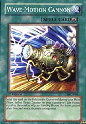Wave-Motion Cannon (MFC-040) - Magician's Force 1st Edition - Premium Yugioh Single from Konami - Just $5.30! Shop now at Game Crave Tournament Store