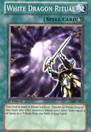 White Dragon Ritual (MFC-027) - Magician's Force 1st Edition - Premium Yugioh Single from Konami - Just $1.19! Shop now at Game Crave Tournament Store