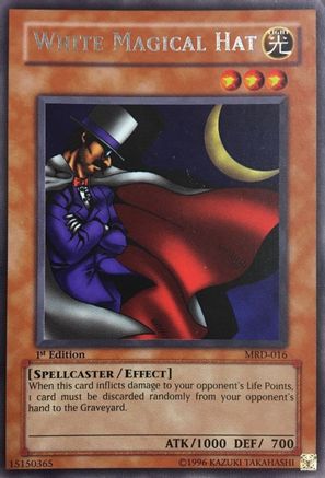 White Magical Hat (MRD-016) - Metal Raiders Unlimited - Premium Yugioh Single from Konami - Just $0.31! Shop now at Game Crave Tournament Store