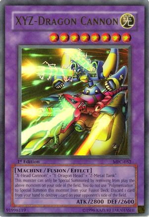 XYZ-Dragon Cannon (MFC-052) - Magician's Force 1st Edition - Premium Yugioh Single from Konami - Just $34! Shop now at Game Crave Tournament Store