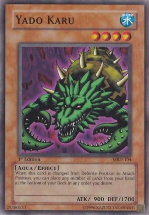 Yado Karu (MRD-104) - Metal Raiders 1st Edition - Premium Yugioh Single from Konami - Just $1.03! Shop now at Game Crave Tournament Store