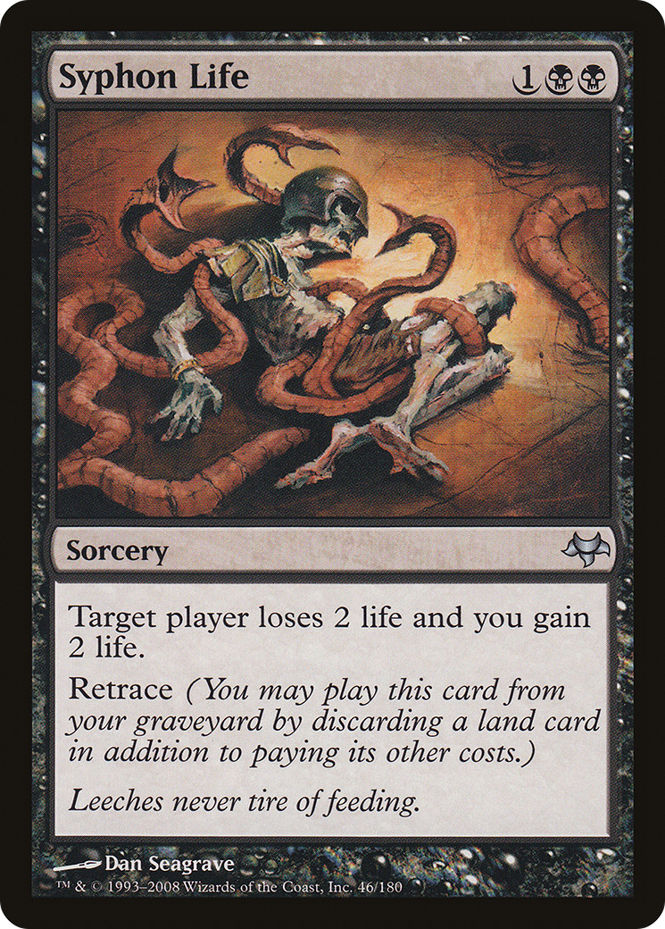 Syphon Life (EVE-046) - Eventide Foil - Premium MTG Single from Wizards of the Coast - Just $0.16! Shop now at Game Crave Tournament Store