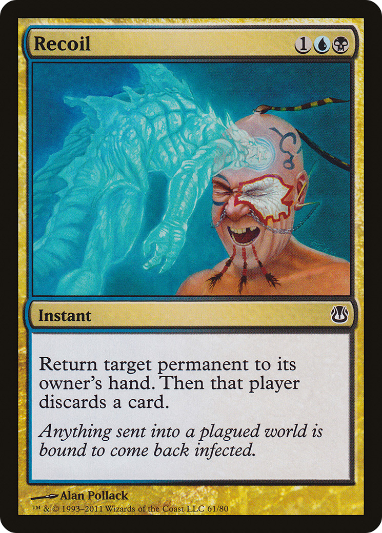 Recoil (DDH-061) - Duel Decks: Ajani vs. Nicol Bolas - Premium MTG Single from Wizards of the Coast - Just $0.08! Shop now at Game Crave Tournament Store