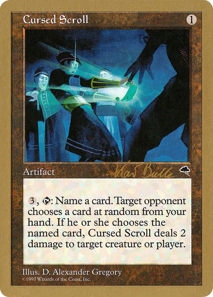 Cursed Scroll (WC99-KB281) - World Championship Decks 1999 - Premium MTG Single from Wizards of the Coast - Just $0.36! Shop now at Game Crave Tournament Store