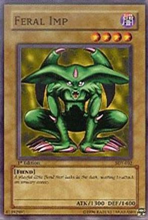 Feral Imp (SDY-002) - Starter Deck: Yugi 1st Edition - Premium Yugioh Single from Konami - Just $7.64! Shop now at Game Crave Tournament Store