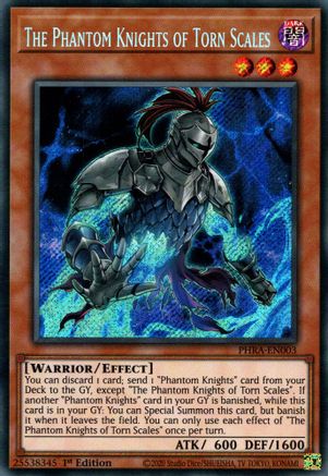 The Phantom Knights of Torn Scales (PHRA-EN003) - Phantom Rage 1st Edition - Premium Yugioh Single from Konami - Just $2.92! Shop now at Game Crave Tournament Store