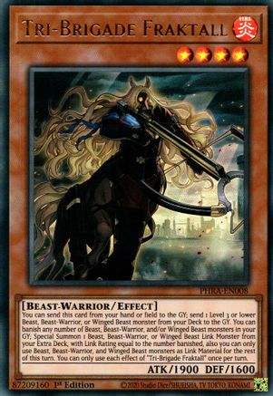 Tri-Brigade Fraktall (PHRA-EN008) - Phantom Rage 1st Edition - Premium Yugioh Single from Konami - Just $1.86! Shop now at Game Crave Tournament Store