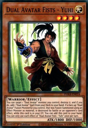 Dual Avatar Fists - Yuhi (PHRA-EN014) - Phantom Rage 1st Edition - Premium Yugioh Single from Konami - Just $0.25! Shop now at Game Crave Tournament Store