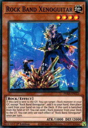 Rock Band Xenoguitar (PHRA-EN025) - Phantom Rage 1st Edition - Premium Yugioh Single from Konami - Just $0.25! Shop now at Game Crave Tournament Store