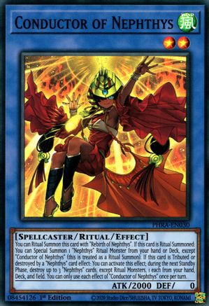 Conductor of Nephthys (PHRA-EN030) - Phantom Rage 1st Edition - Premium Yugioh Single from Konami - Just $0.25! Shop now at Game Crave Tournament Store