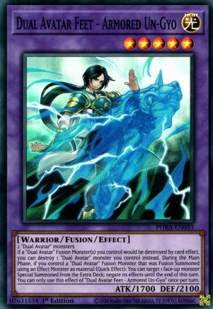Dual Avatar Feet - Armored Un-Gyo (PHRA-EN033) - Phantom Rage 1st Edition - Premium Yugioh Single from Konami - Just $0.25! Shop now at Game Crave Tournament Store