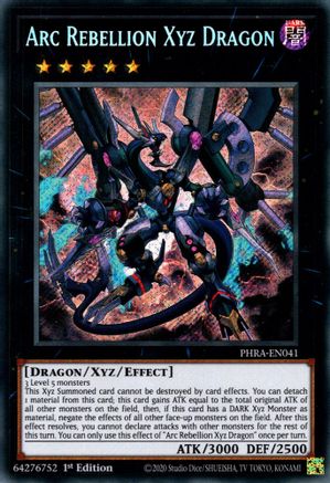 Arc Rebellion Xyz Dragon (PHRA-EN041) - Phantom Rage 1st Edition - Premium Yugioh Single from Konami - Just $2.17! Shop now at Game Crave Tournament Store