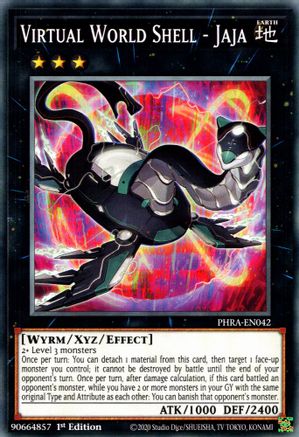 Virtual World Shell - Jaja (PHRA-EN042) - Phantom Rage 1st Edition - Premium Yugioh Single from Konami - Just $0.25! Shop now at Game Crave Tournament Store