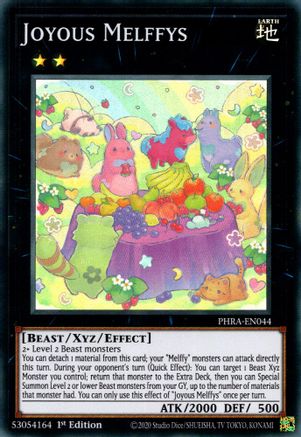 Joyous Melffys (PHRA-EN044) - Phantom Rage 1st Edition - Premium Yugioh Single from Konami - Just $0.26! Shop now at Game Crave Tournament Store