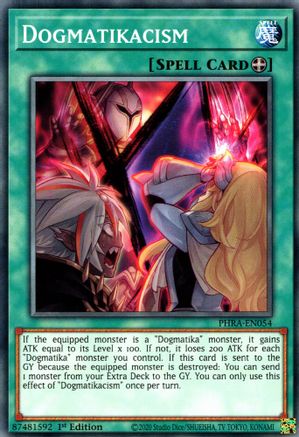 Dogmatikacism (PHRA-EN054) - Phantom Rage 1st Edition - Premium Yugioh Single from Konami - Just $0.25! Shop now at Game Crave Tournament Store