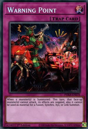 Warning Point (PHRA-EN078) - Phantom Rage 1st Edition - Premium Yugioh Single from Konami - Just $0.55! Shop now at Game Crave Tournament Store