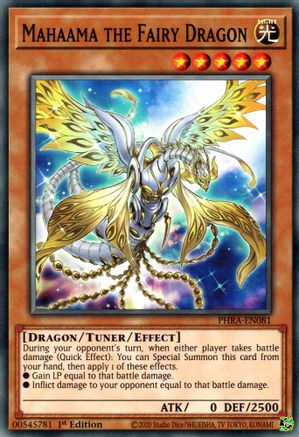 Mahaama the Fairy Dragon (PHRA-EN081) - Phantom Rage 1st Edition - Premium Yugioh Single from Konami - Just $0.25! Shop now at Game Crave Tournament Store