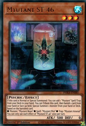 Myutant ST-46 (PHRA-EN085) - Phantom Rage 1st Edition - Premium Yugioh Single from Konami - Just $0.56! Shop now at Game Crave Tournament Store