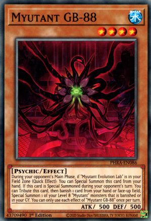 Myutant GB-88 (PHRA-EN086) - Phantom Rage 1st Edition - Premium Yugioh Single from Konami - Just $0.25! Shop now at Game Crave Tournament Store
