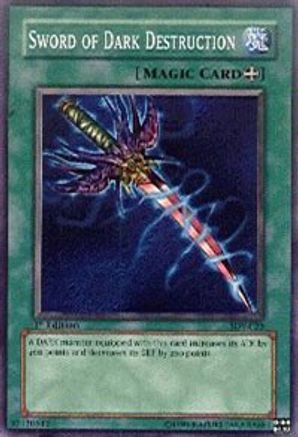 Sword of Dark Destruction (SDY-020) - Starter Deck: Yugi 1st Edition - Premium Yugioh Single from Konami - Just $2.09! Shop now at Game Crave Tournament Store