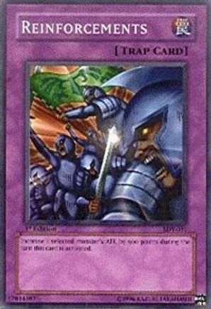 Reinforcements (SDY-031) - Starter Deck: Yugi 1st Edition - Premium Yugioh Single from Konami - Just $3.60! Shop now at Game Crave Tournament Store