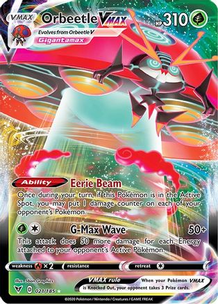 Orbeetle VMAX 21/185 - Vivid Voltage Holofoil - Premium Pokemon Single from Nintendo - Just $0.75! Shop now at Game Crave Tournament Store