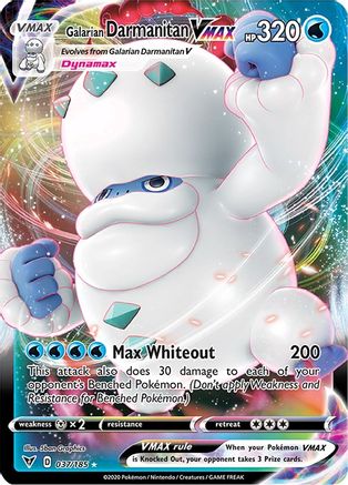 Galarian Darmanitan VMAX 37/185 - Vivid Voltage Holofoil - Premium Pokemon Single from Nintendo - Just $0.68! Shop now at Game Crave Tournament Store