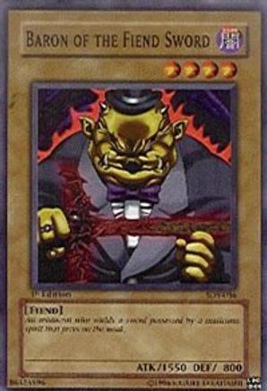 Baron of the Fiend Sword (SDY-036) - Starter Deck: Yugi Unlimited - Premium Yugioh Single from Konami - Just $0.35! Shop now at Game Crave Tournament Store