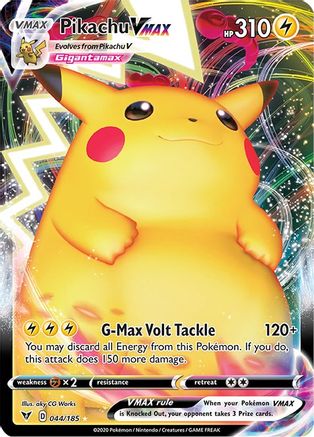 Pikachu VMAX 44/185 - Vivid Voltage Holofoil - Premium Pokemon Single from Nintendo - Just $2.27! Shop now at Game Crave Tournament Store