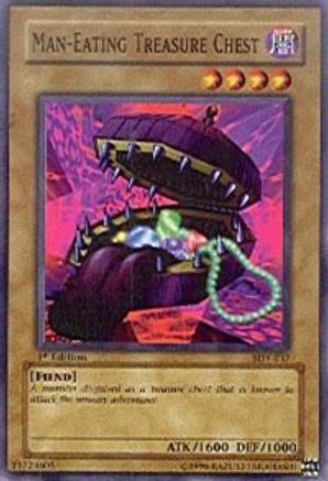 Man-Eating Treasure Chest (SDY-037) - Starter Deck: Yugi 1st Edition - Premium Yugioh Single from Konami - Just $15.12! Shop now at Game Crave Tournament Store