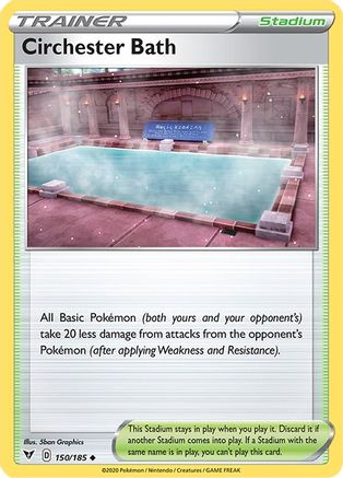 Circhester Bath 150/185 - Vivid Voltage - Premium Pokemon Single from Nintendo - Just $0.25! Shop now at Game Crave Tournament Store