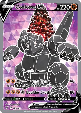 Coalossal V 173/185 - Vivid Voltage Holofoil - Premium Pokemon Single from Nintendo - Just $1.18! Shop now at Game Crave Tournament Store