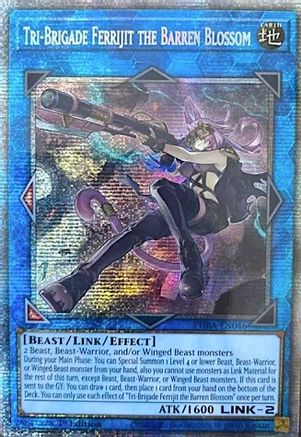 Tri-Brigade Ferrijit the Barren Blossom (Starlight Rare) (PHRA-EN046) - Phantom Rage 1st Edition - Premium Yugioh Single from Konami - Just $55.45! Shop now at Game Crave Tournament Store