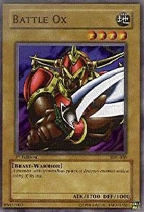 Battle Ox (SDK-005) - Starter Deck: Kaiba 1st Edition - Premium Yugioh Single from Konami - Just $4.74! Shop now at Game Crave Tournament Store