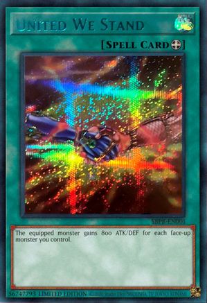 United We Stand (Blue) (SBPR-EN001) - Miscellaneous Promotional Cards Limited - Premium Yugioh Single from Konami - Just $320.79! Shop now at Game Crave Tournament Store
