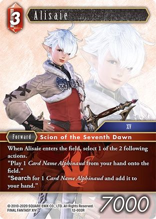 Alisaie (OPUS XII) - Premium Final Fantasy Single from Opus XII - Just $0.25! Shop now at Game Crave Tournament Store
