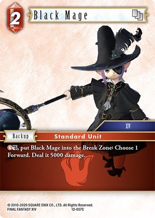 Black Mage (OPUS XII) - Premium Final Fantasy Single from Opus XII - Just $0.25! Shop now at Game Crave Tournament Store
