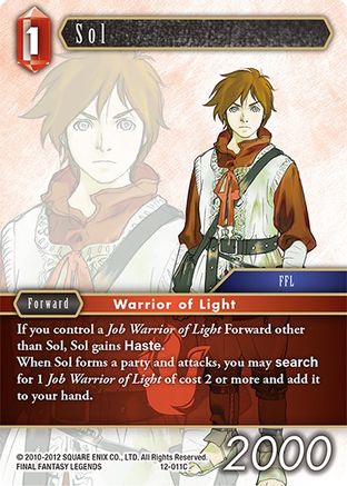 Sol (OPUS XII) - Premium Final Fantasy Single from Opus XII - Just $0.25! Shop now at Game Crave Tournament Store