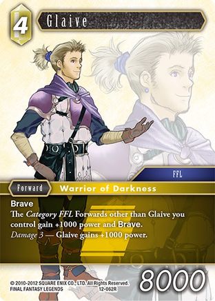 Glaive (OPUS XII) Foil - Premium Final Fantasy Single from Opus XII - Just $0.08! Shop now at Game Crave Tournament Store