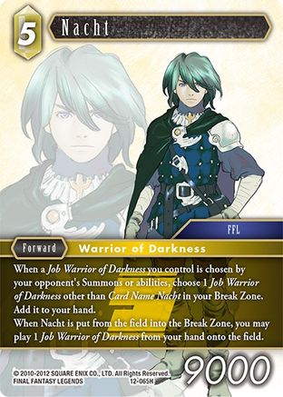 Nacht (OPUS XII) Foil - Premium Final Fantasy Single from Opus XII - Just $0.25! Shop now at Game Crave Tournament Store