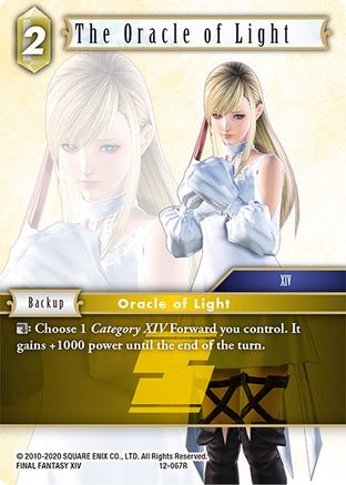 Oracle of Light (OPUS XII) Foil - Premium Final Fantasy Single from Opus XII - Just $0.47! Shop now at Game Crave Tournament Store