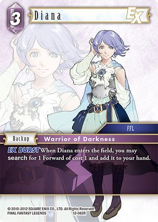 Diana EX (OPUS XII) Foil - Premium Final Fantasy Single from Opus XII - Just $0.49! Shop now at Game Crave Tournament Store