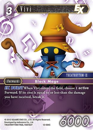 Vivi EX (OPUS XII) Foil - Premium Final Fantasy Single from Opus XII - Just $0.97! Shop now at Game Crave Tournament Store