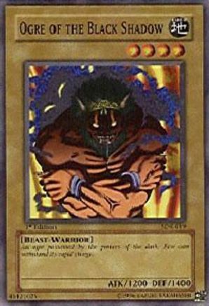 Ogre of the Black Shadow (SDK-019) - Starter Deck: Kaiba 1st Edition - Premium Yugioh Single from Konami - Just $0.26! Shop now at Game Crave Tournament Store