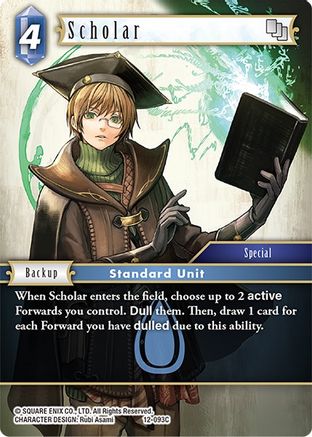 Scholar (Special) (OPUS XII) Foil - Premium Final Fantasy Single from Opus XII - Just $0.28! Shop now at Game Crave Tournament Store